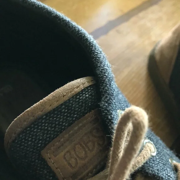 Bobs Memory Foam Gray Laced Booties-6.5W - Picture 4 of 7